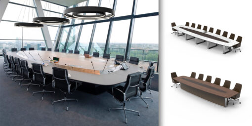 Meeting Table - BOAT SHAPE - Image 11