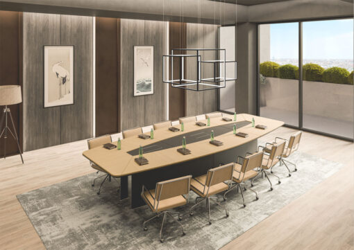 Meeting Table - BOAT SHAPE - Image 21