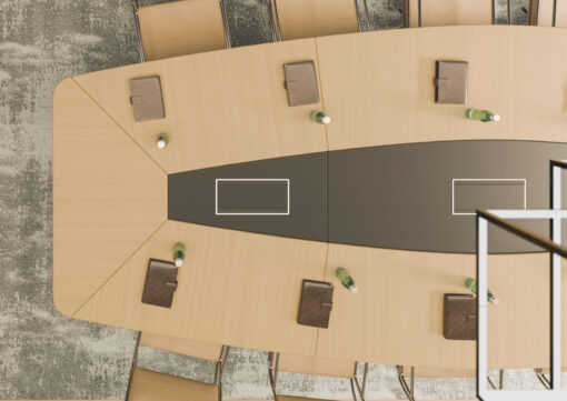 Meeting Table - BOAT SHAPE - Image 22