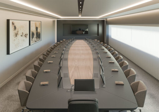 Meeting Table - BOAT SHAPE - Image 4