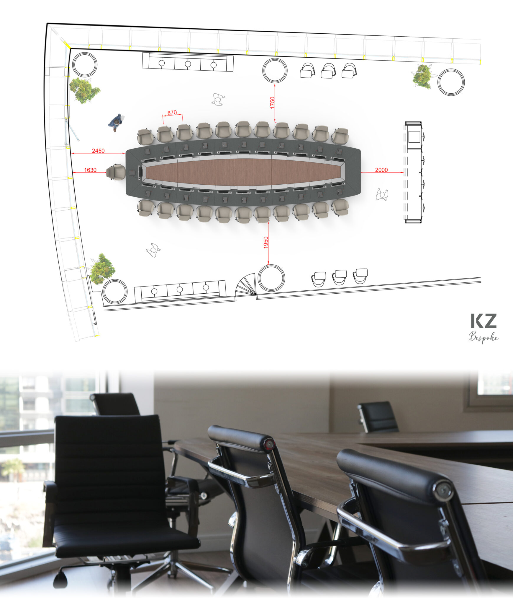 The Importance of Size and Dimensions for Boardroom Tables Meeting